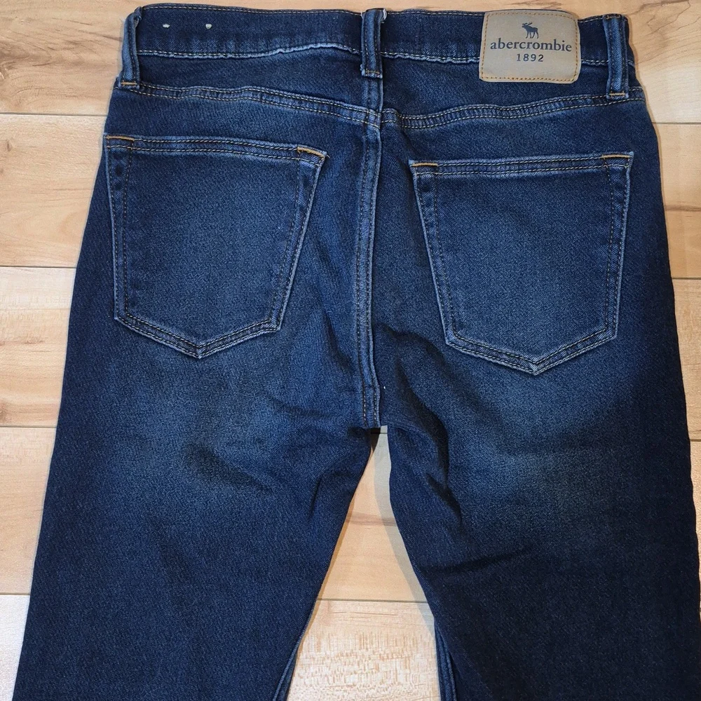 Abercrombie kids Girls Size 15/16 Slim Dark Blue Skinny Jeans - Picture 4 of 6